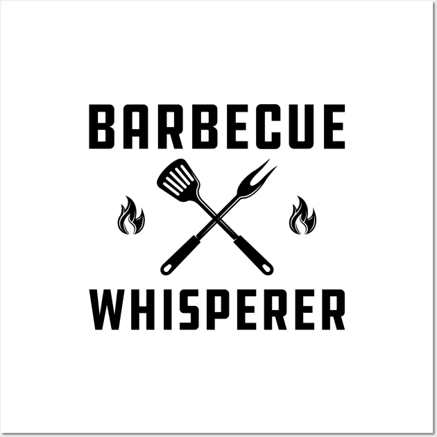 Grill - Barbecue Whisperer Wall Art by KC Happy Shop